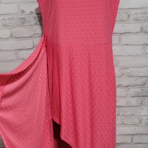 Michael Kors Pink Sleeveless Wrap Dress - Picture 4 of 5